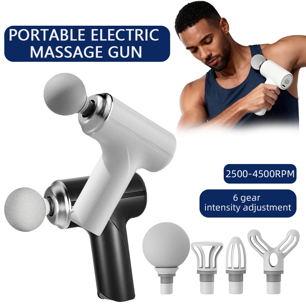 Scalp Massager Electric - ปืนนวดพกพาขนาดเล็กไร้สาย นวดไหล่ หลัง เอว ขา ตัว