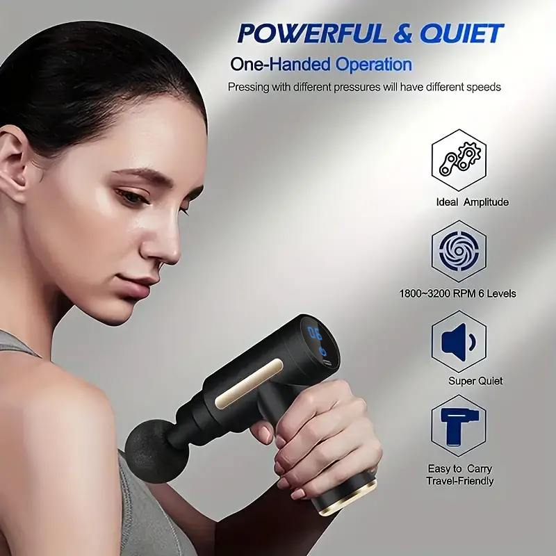 ปืนนวดไฟฟ้าแบบเคาะเพื่อผ่อนคลา - Scalp Massager Electric บทวิจารณ์และราคา