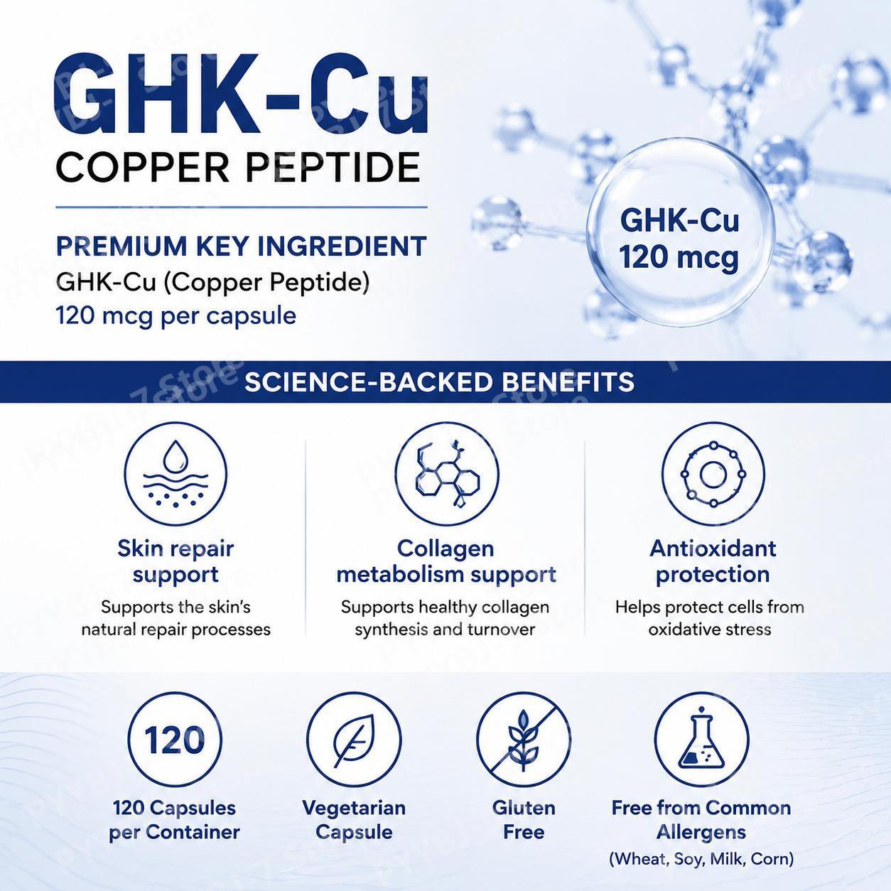 แคปซูลเสริม GHK-Cu คอปเปอร์เปป - Health With Wellness บทวิจารณ์และราคา