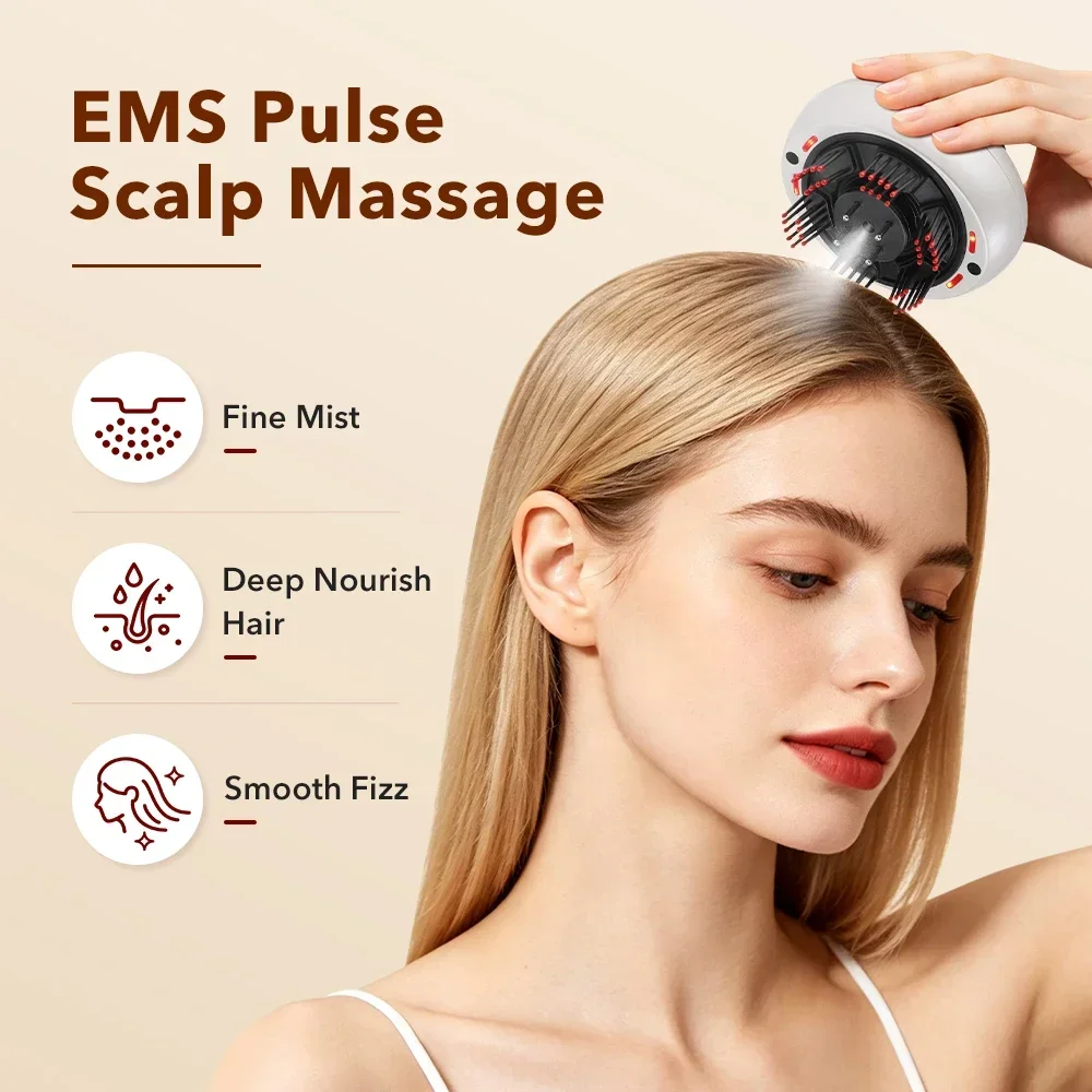 เครื่องนวดหนังศีรษะพร้อมแสงสีแ - Scalp Massager Electric บทวิจารณ์และราคา