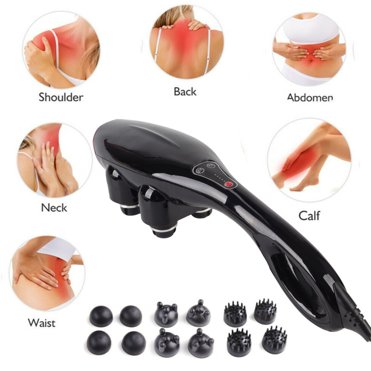 สี่หัวที่มีประสิทธิภาพ Multifu - Scalp Massager Electric บทวิจารณ์และราคา