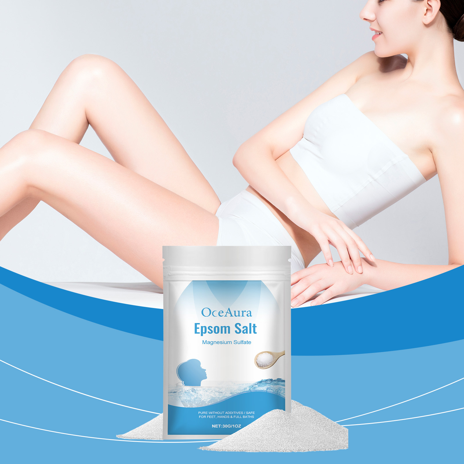 ผลิตภัณฑ์อาบน้ำและแช่ตัวด้วยเก - Bath Salts Magnesium บทวิจารณ์และราคา