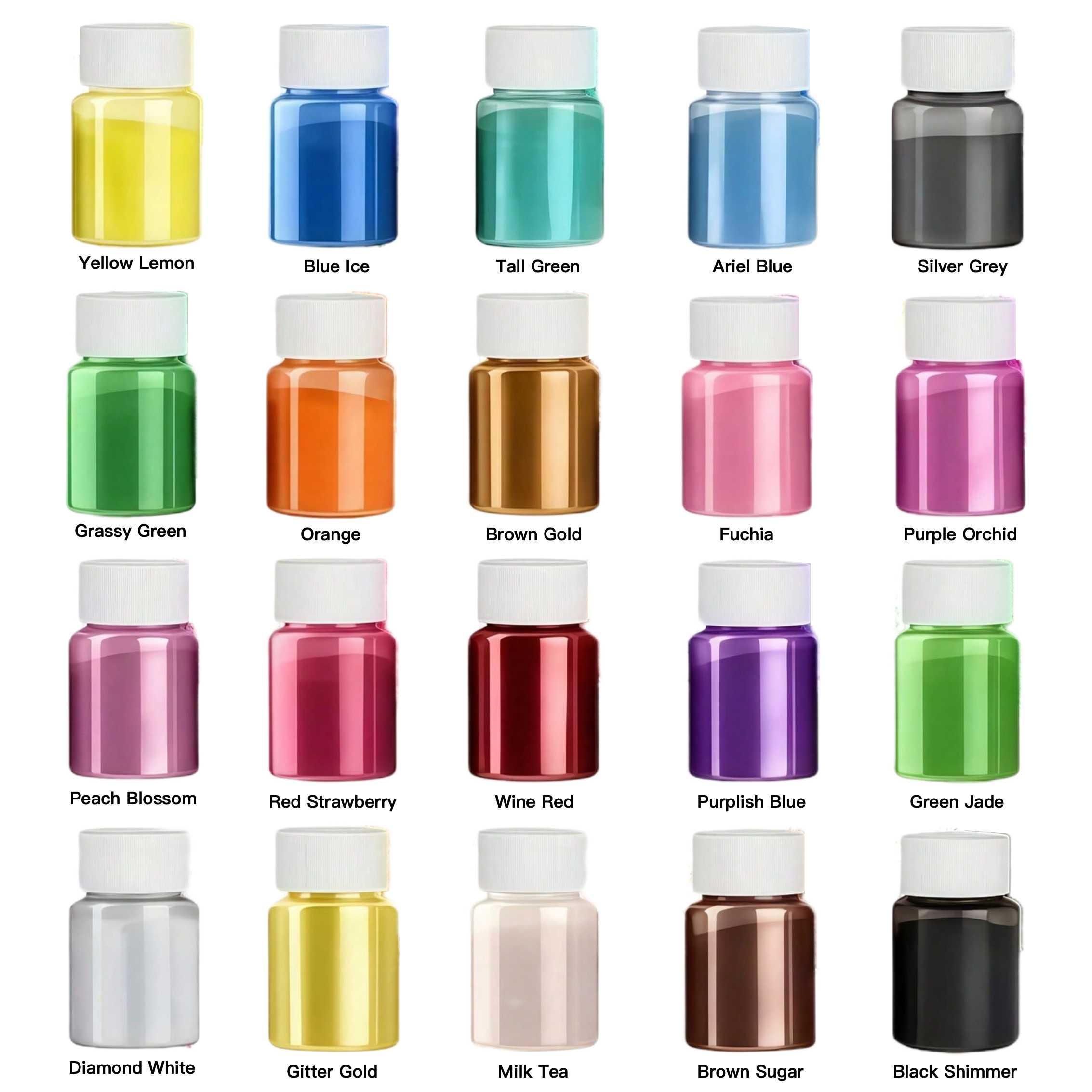 ชุดสีเมทัลลิก 20 สี ขนาด 20 มล - Bath Salts Magnesium บทวิจารณ์และราคา