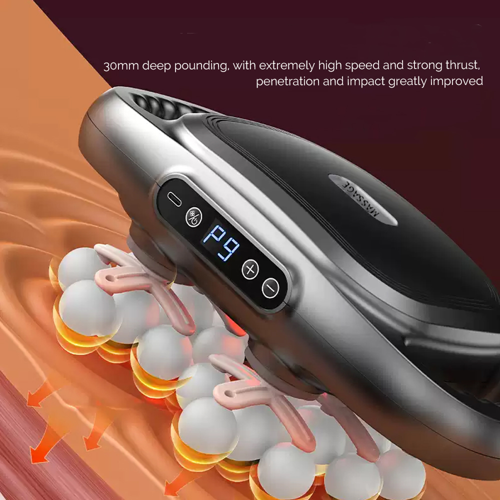 22-Head Fascia ปืนการสั่นสะเทื - Scalp Massager Electric บทวิจารณ์และราคา